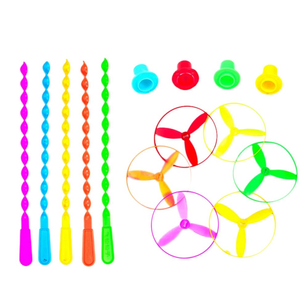 ibasenice 40pcs Dragonfly Flying Toy Rotating Outdoor Fun for Boys and Girls Engaging Parent-boy Girl Interaction Exciting Childhood Memories Designs