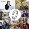 ZOEXUE Spinner Rings for Fidget for Sister: Sterling Silver Dog Paw Anti Anxiety Ring for Women Spinning Fidget Band Rings Stress Relieving Anxiety Jewelry giftsss for Daughter Son view 2