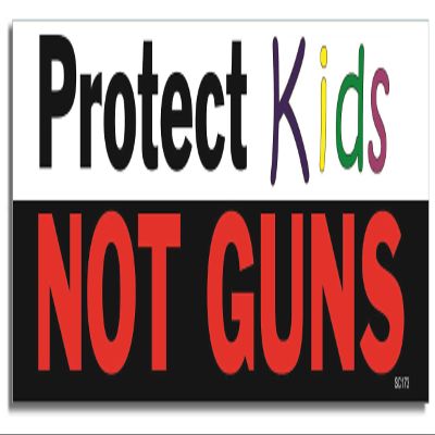 Gear Tatz - Protect Kids Not Guns - Political,Pro-Gun Safety- Car Magnet - 2.75 x 9.5 inches - Professionally Made in The USA (Magnetic, X1)