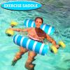 2 Pack Float Hammock,Pool Float Lounger,Water Swimming Floating Bed Hammock,Comfortable Inflatable Lounger, for Adults Vacation Fun and Rest view 4
