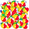 40 Pack 16" Large Inflatable Beach Balls Classic Rainbow Swimming Pool Ball Birthday Beach Party Decoration Summer Water Games Gifts 16 to 12 Inches from Deflated to Inflated view 1