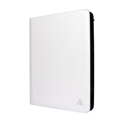 Rieton 16 Pocket 1000+ Pockets Card Binder, Large Ringless Side Loading Pockets Trading Card Album Folder for TCG -White