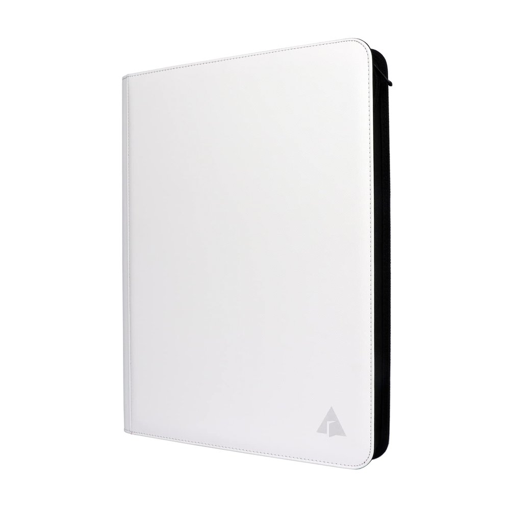 Rieton 16 Pocket 1000+ Pockets Card Binder, Large Ringless Side Loading Pockets Trading Card Album Folder for TCG -White