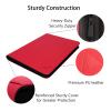 Rieton 16 Pocket 1000+ Pockets Card Binder, Large Ringless Side Loading Pockets Trading Card Album Folder for TCG -Red view 2