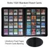 Rieton 16 Pocket 1024 Card Binder, Large Ringless Side Loading Pockets Trading Card Album Folder for TCG view 3