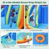 BOUNTECH Inflatable Water Slide Park, 15x14.5FT Mega Kids Waterslide Outdoor w/Dual Slides&Climbing for Racing Fun, Splash Pool, Blow up Water Slides Inflatables for Big Kids Backyard Party Gifts view 4