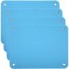 4 Pieces Felt Board for Toddlers Classroom Flannel Board Stories for Preschool Homeschooling, Kids Felt Story Activity Wall Hanging Children Birthday Gifts, 11.8 x 15.75 Inch (Blue) view 1