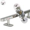 WDTMEEZU Wood Fingerboard and Finger Skateboard Flat Rail Set Fingerboard with Bearing Wheels and Professional Prop for MINI Skateboard Rail Made of Metal 10" Long view 3