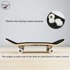 WDTMEEZU Wood Fingerboard and Finger Skateboard Flat Rail Set Fingerboard with Bearing Wheels and Professional Prop for MINI Skateboard Rail Made of Metal 10" Long view 4