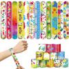 YYMYMGJ 48PCS Art Slap Bracelets Paint Party Favors for Creative Paint Splash Art Themed Party Kids Birthday Party Baby Shower Holiday Party Gift Supplies Decorations for Kids view 1