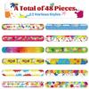 YYMYMGJ 48PCS Art Slap Bracelets Paint Party Favors for Creative Paint Splash Art Themed Party Kids Birthday Party Baby Shower Holiday Party Gift Supplies Decorations for Kids view 3