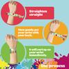 YYMYMGJ 48PCS Art Slap Bracelets Paint Party Favors for Creative Paint Splash Art Themed Party Kids Birthday Party Baby Shower Holiday Party Gift Supplies Decorations for Kids view 4