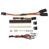 MEUS RACING TRX4M Roof Light Bar Headlights Kit with 16 Beads 8 Light Modes for MEUS TRX4M Ripper Body 1/18 RC Crawler Car Upgrade Partswith 2 Headlights view 4