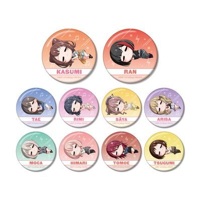 Bang Dream! Girls Band Party! Trading Chibikoro Can Badge Ver.A, Box of 10