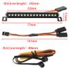 MEUS RACING TRX4M Roof Light Bar Headlights Kit with 16 Beads 8 Light Modes for MEUS TRX4M Ripper Body 1/18 RC Crawler Car Upgrade Parts.(with 2 Angel-Eye) view 3