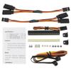 MEUS RACING TRX4M Roof Light Bar Headlights Kit with 16 Beads 8 Light Modes for MEUS TRX4M Ripper Body 1/18 RC Crawler Car Upgrade Parts.(with 2 Angel-Eye) view 4