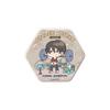 Attack on Titan The Final Season Mocho B Mikasa Vol. 8 Hexagonal Tin Badge view 1