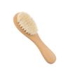 2pcs Baby Wool Brush Paddle Hair Brush Newborn Comb Baby Scalp Massage Baby Comb Infant Hairbrush Goat Baby Brush Wooden for Hair Wooden Paddle Toddler Bath Brush Bamboo view 3