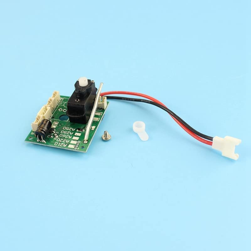 KingVal Replacement Receiver Board RC Spare Parts Compatible with WLtoys XK A250 RC Glider Airplane Aircraft