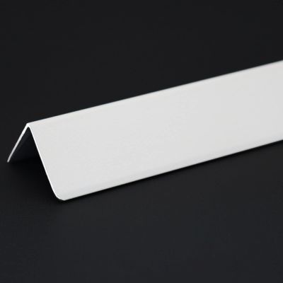 43in Tile Trim Edging Peel and Stick White, Metal Aluminum Wall Corner Guards for White Walls/ Tiled Walls/ Glass Walls, for Restaurants/ Office/ Hospital/ Shop ( Color : W 15mm(0.6 in) , Size : 10 Pc