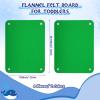 4 Pieces Felt Board for Toddlers Classroom Flannel Board Stories for Preschool Homeschooling, Kids Felt Story Activity Wall Hanging Children Birthday Gifts, 11.8 x 15.75 Inch (Green) view 2