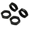 FLMLF Aluminium Wheel Nut Set for 1/5 Scale Hpi RV Km Baja 5b RC Car Parts (Black) view 1