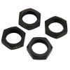 FLMLF Aluminium Wheel Nut Set for 1/5 Scale Hpi RV Km Baja 5b RC Car Parts (Black) view 3