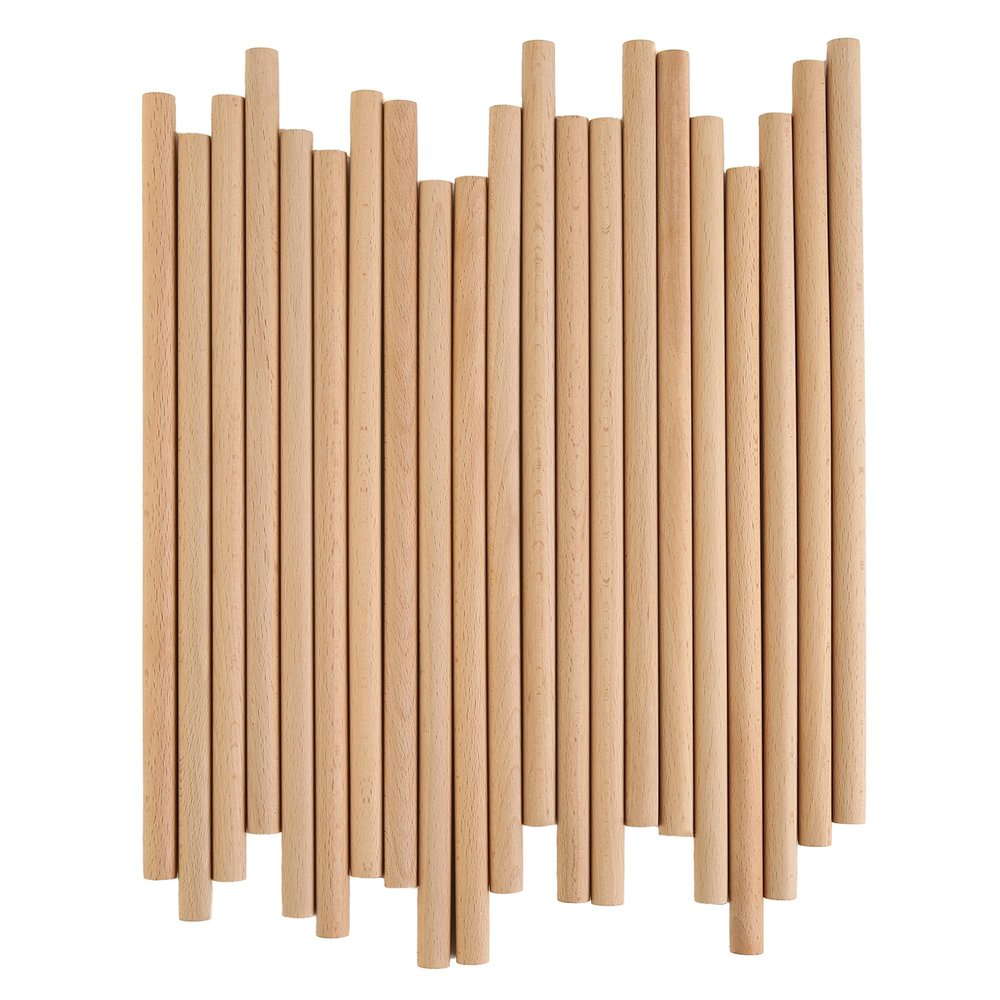 60 Pcs Rhythm Sticks for Kids Bulk, Wood Music Lummi Sticks