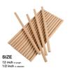 60 Pcs Rhythm Sticks for Kids Bulk, Wood Music Lummi Sticks view 2