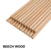 60 Pcs Rhythm Sticks for Kids Bulk, Wood Music Lummi Sticks view 3