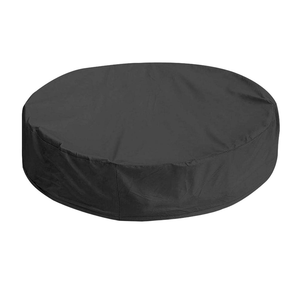 TOOYFUL Round Pool Covers Waterproof Dustproof Children's Outdoor Sandpit Toy Protective Cover Protective for Sand and Toys Away from Dust and Rain, 162cmx30cm