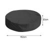 TOOYFUL Round Pool Covers Waterproof Dustproof Children's Outdoor Sandpit Toy Protective Cover Protective for Sand and Toys Away from Dust and Rain, 162cmx30cm view 3