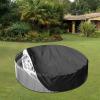 TOOYFUL Round Pool Covers Waterproof Dustproof Children's Outdoor Sandpit Toy Protective Cover Protective for Sand and Toys Away from Dust and Rain, 162cmx30cm view 4