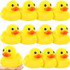 Deekin 12 Pcs Large Yellow Rubber Ducks Bulk Large Duck Squeak Rubber Bathtub Floating Bath for Birthday Party Decoration Gift Swimming Pool (7 Inch) view 1