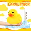 Deekin 12 Pcs Large Yellow Rubber Ducks Bulk Large Duck Squeak Rubber Bathtub Floating Bath for Birthday Party Decoration Gift Swimming Pool (7 Inch) view 2
