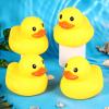 Deekin 12 Pcs Large Yellow Rubber Ducks Bulk Large Duck Squeak Rubber Bathtub Floating Bath for Birthday Party Decoration Gift Swimming Pool (7 Inch) view 4