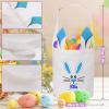Touber Personalized Easter Basket for Kids, Easter Bunny Basket Gifts Custom Easter Baskets with Name Easter Basket Bags Personalized Easter Gifts for Boys Girls Easter Hunt Basket - Purple view 3