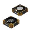 HOBOHY 30mm Motor Fan RC Model 540 550 Brushless Motor Heatsink 28000RPM ESC Cooling Fan Compatible with TraxxasArrma, Tamiya SCX10, RC4WD, Wltoys, 1/8 1/10 1/12 RC Car Upgrades Parts Golden view 4