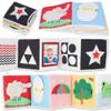 Spiggly Infant Toys 0-6 Months Baby Mirror Tummy Time Toys Sensory Books for Babies Touch and Feel Crinkle Books for Babies view 1