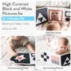 Spiggly Infant Toys 0-6 Months Baby Mirror Tummy Time Toys Sensory Books for Babies Touch and Feel Crinkle Books for Babies view 3