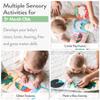 Spiggly Infant Toys 0-6 Months Baby Mirror Tummy Time Toys Sensory Books for Babies Touch and Feel Crinkle Books for Babies view 4