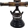 Nautical Antique Finish Brass Alidade Compass Desktop Collectible Theodolite Telescope view 2