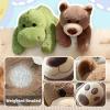 3.5 LB Weighted Stuffed Animals Bear, 24 Inch Weighted Plush Animals Throw Pillow, Cute Kawaii Plush Toys Gifts for Kids Adults Teens Birthday Christmas view 3