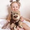 3.5 LB Weighted Stuffed Animals Bear, 24 Inch Weighted Plush Animals Throw Pillow, Cute Kawaii Plush Toys Gifts for Kids Adults Teens Birthday Christmas view 4