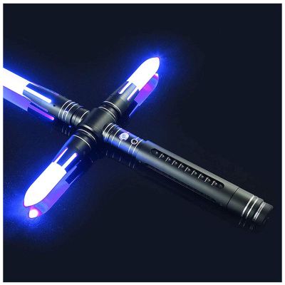 NENAGGE Light Saber Adult Metal Hilt Force FX Heavy Dueling Lightsaber RGB 19 with 10 Sets Mode Sound, LED Rechargeable Light Sabers for Adults Toy,Blu ray