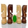 4" Russian Zagreb Chess Pieces Set only | Luxury Unique Chess Set in Golden Rosewood |Chess Moscow view 4
