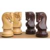 3.9" Russian Zagreb 59' Chess Pieces only Set - Double Weighted Rose Wood view 2