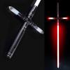 NENAGGE Light Saber Adult Metal Hilt Force FX Heavy Dueling Lightsaber RGB with 7 Sets Mode Sound, LED Rechargeable Light Sabers for Adults Toy, Black,Red Light view 2