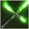 NENAGGE Light Saber Adult Metal Hilt Force FX Heavy Dueling Lightsaber RGB 19 with 10 Sets Mode Sound, LED Rechargeable Light Sabers for Adults Toy,Green Light view 1