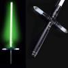 NENAGGE Light Saber Adult Metal Hilt Force FX Heavy Dueling Lightsaber RGB 19 with 10 Sets Mode Sound, LED Rechargeable Light Sabers for Adults Toy,Green Light view 2